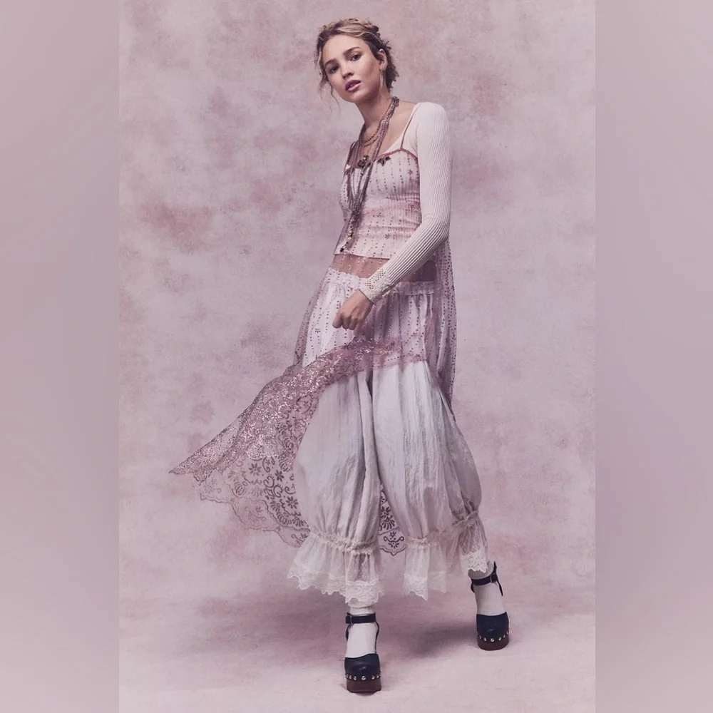 Free people Forever Young Bloomer Pants white alyssum - Picture 3 of 11